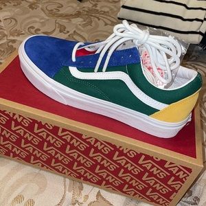 Old Skool velvet vans